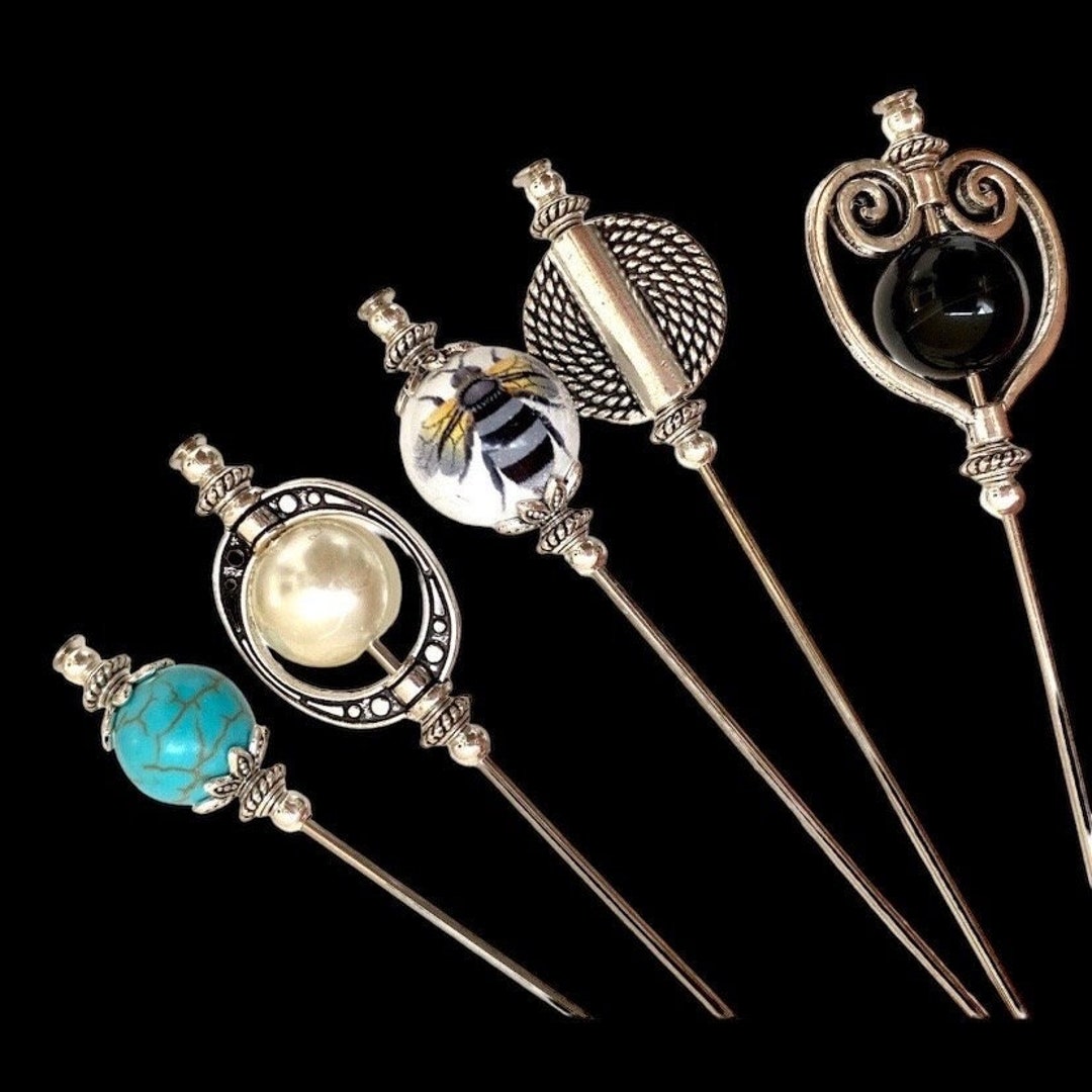 Beautiful Long Pearl Hat Pins in a Choice of Length, Wedding Hats, Hats