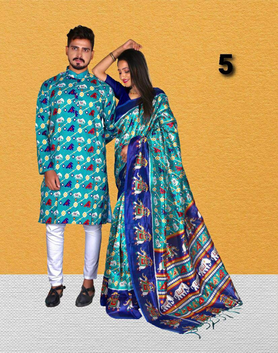 online shopping couple set dress saree and kurta