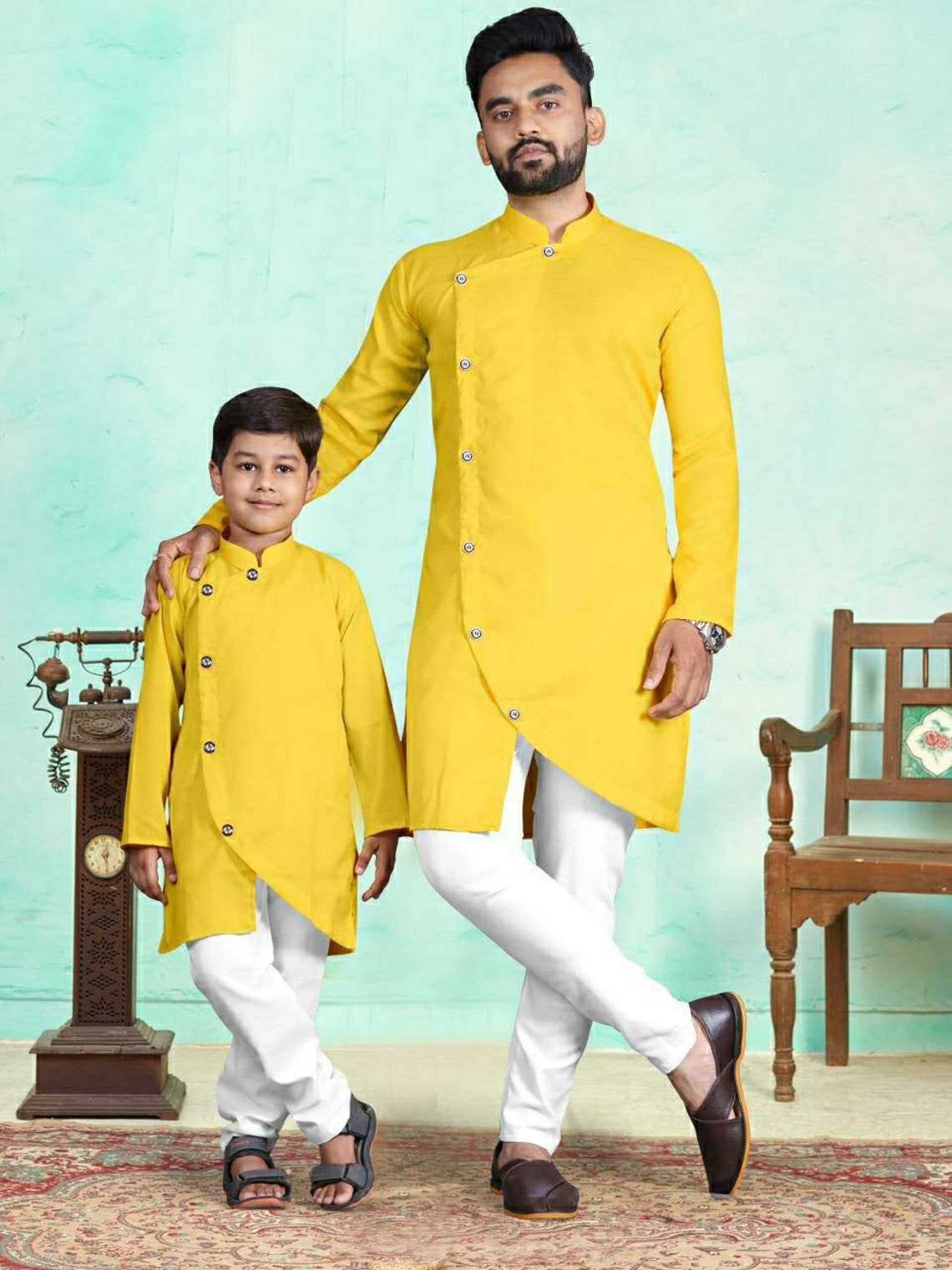 matching kurta for father and son