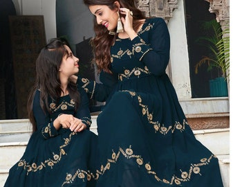 mother baby dress combo
