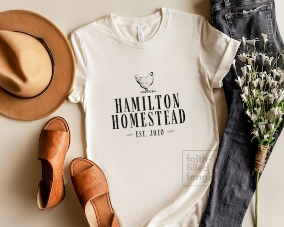 Personalized Homestead Shirt | Homestead Gift | Farm Tshirt | Rustic Design | Custom Gift Idea | Homesteader Tee | Homeschool | Self Reliant