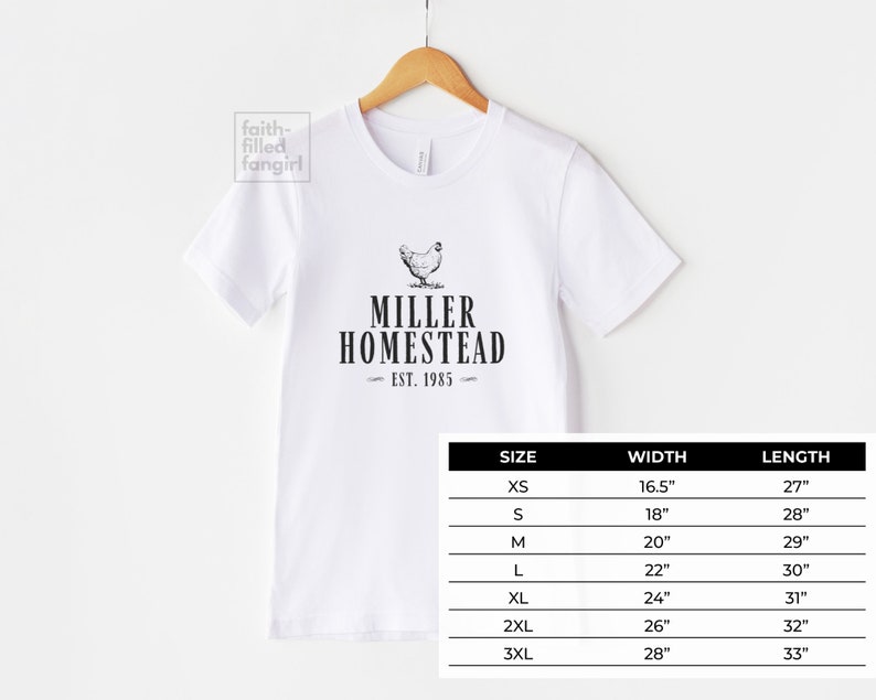 Personalized Homestead Shirt | Homestead Gift | Farm Tshirt | Rustic Design | Custom Gift Idea | Homesteader Tee | Homeschool | Self Reliant bild 4