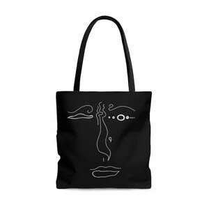 face of know tote - AOP Tote Bag