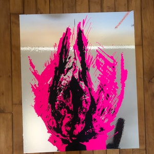 Vulva Art - Mirror/Fluorescent