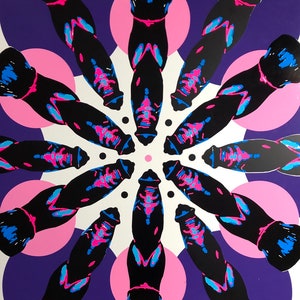 Hankey&#39;s Hex - ARTE - Vinile su metallo