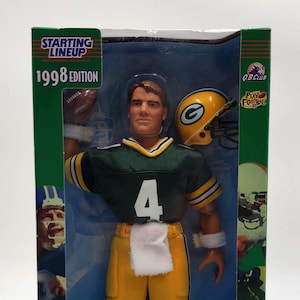 Brett Favre 1998 Kenner Starting Lineup NFL Pro Football 12&quot; Action Sports Figures Green Bay Packers 02 Fully Poseable H-A54283845 72-007