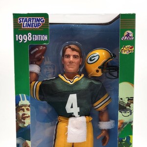 Brett Favre 1998 Kenner Starting Lineup NFL Pro Football 12&quot; Action Sports Figures Green Bay Packers 01 Fully Poseable H-A54322905 57-007