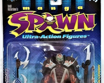 1997 Mcfarlane Manga Ninja Spawn Ultra Action Figure Spinning