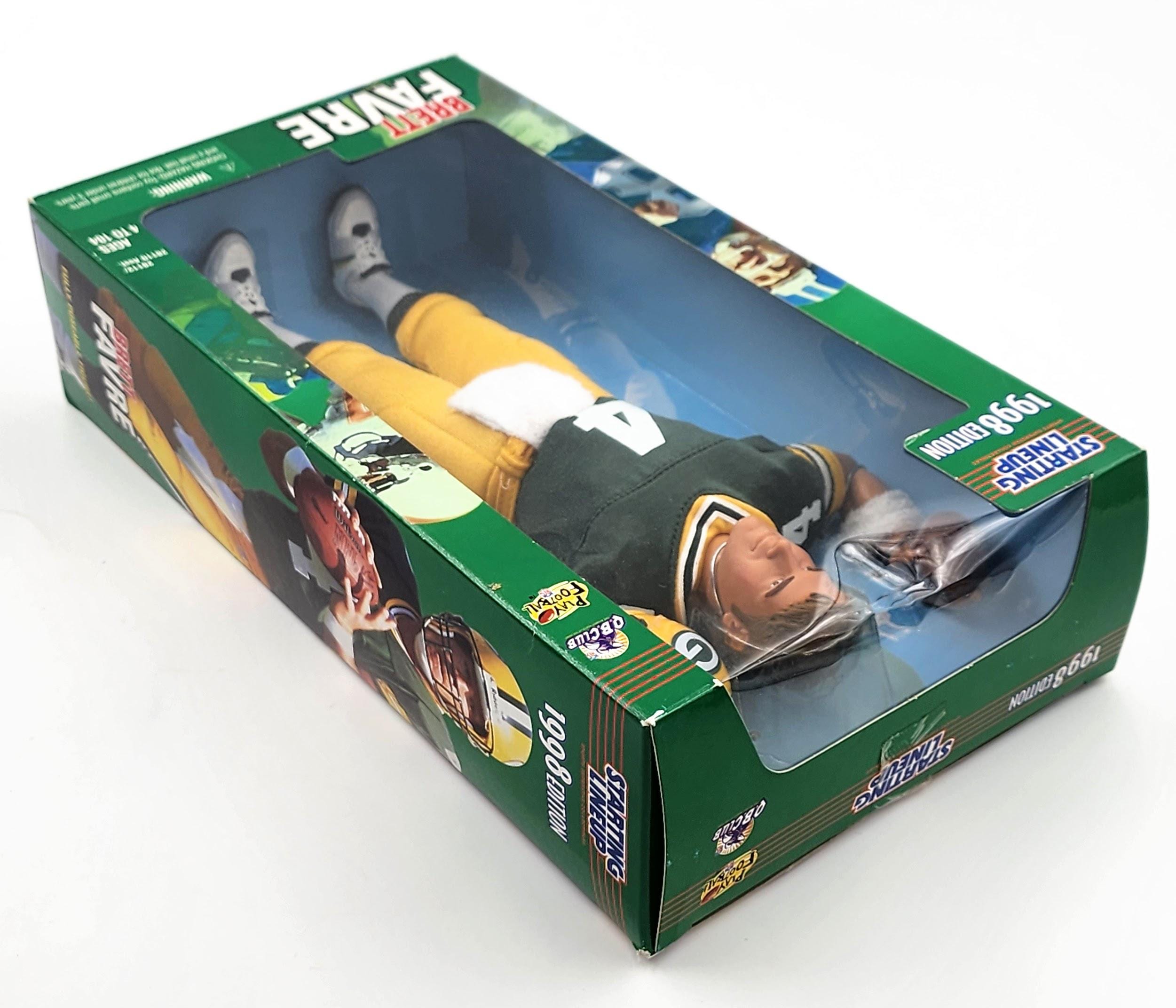 Brett Favre Action Figure, 1998 Green Bay Packers Starting Lineup