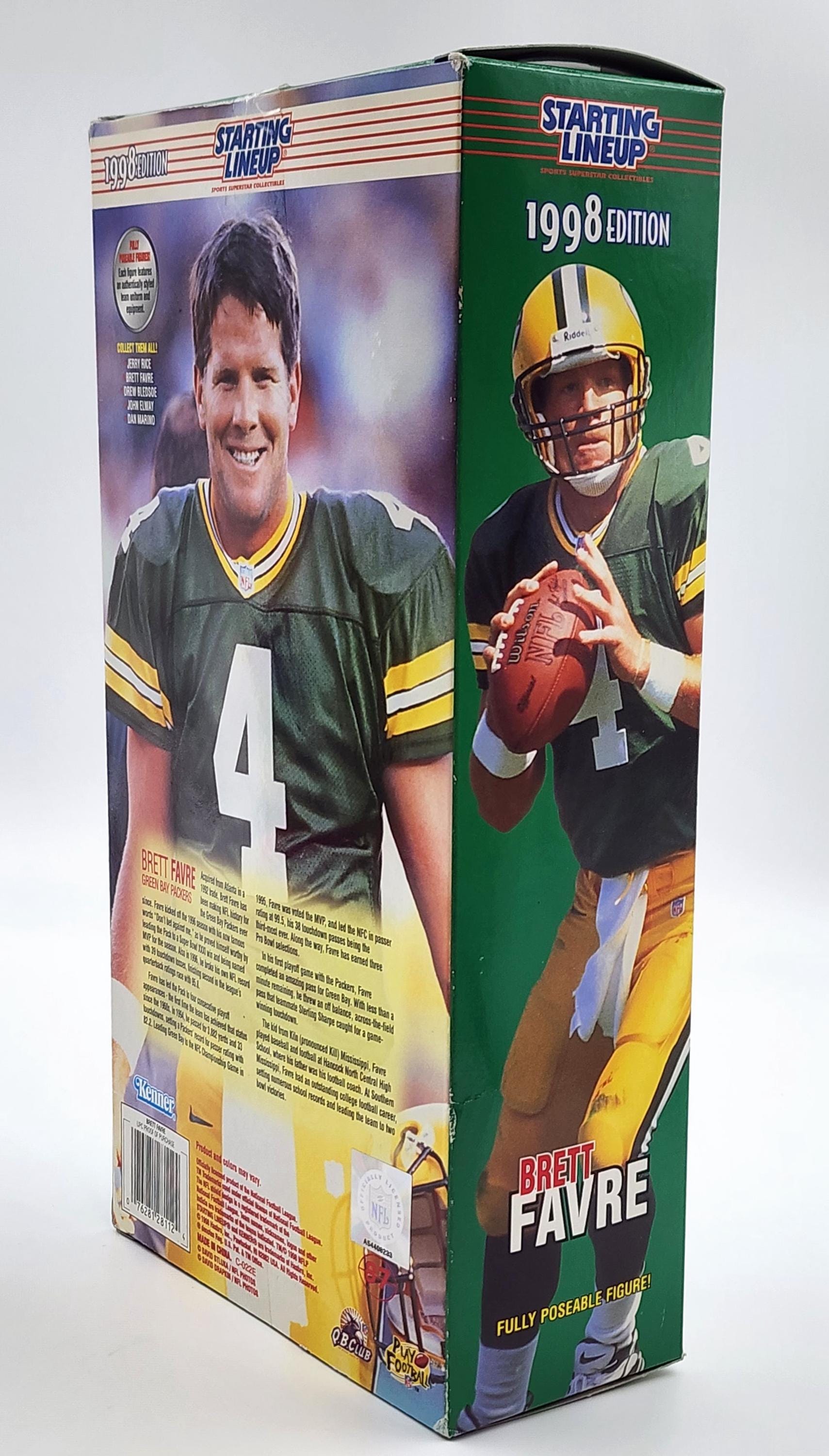 Brett Favre Action Figure, 1998 Green Bay Packers Starting Lineup