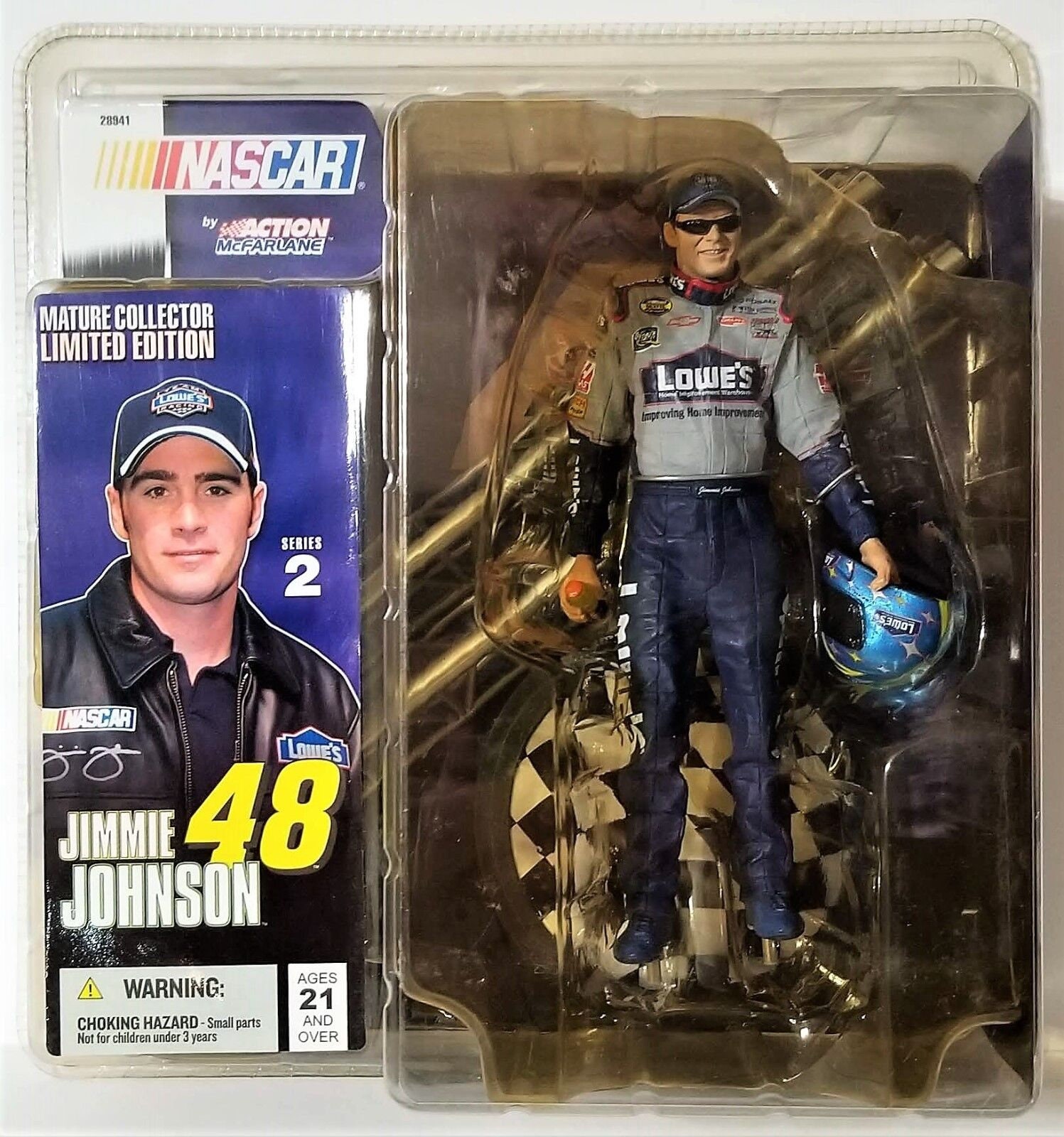 Mcfarlane NASCAR Jimmie Johnson #48 Action Figure, Lowe