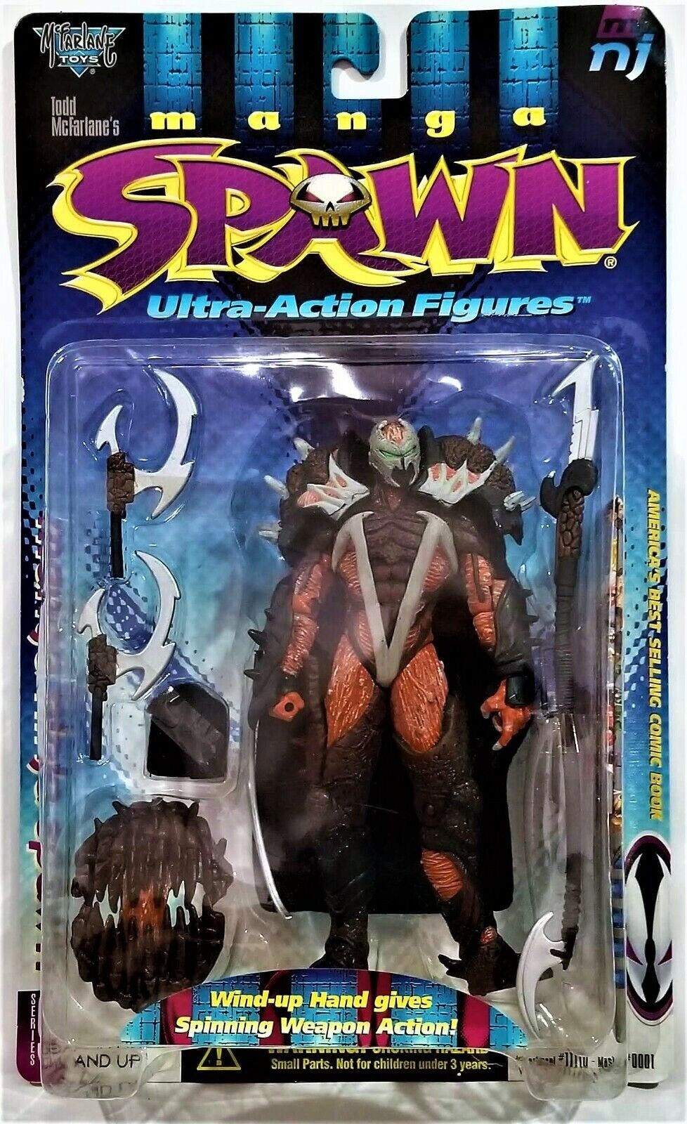 1997 Mcfarlane Manga Ninja Spawn Ultra Action Figure Spinning Weapon Series 9 unopened 35 006 Etsy UK