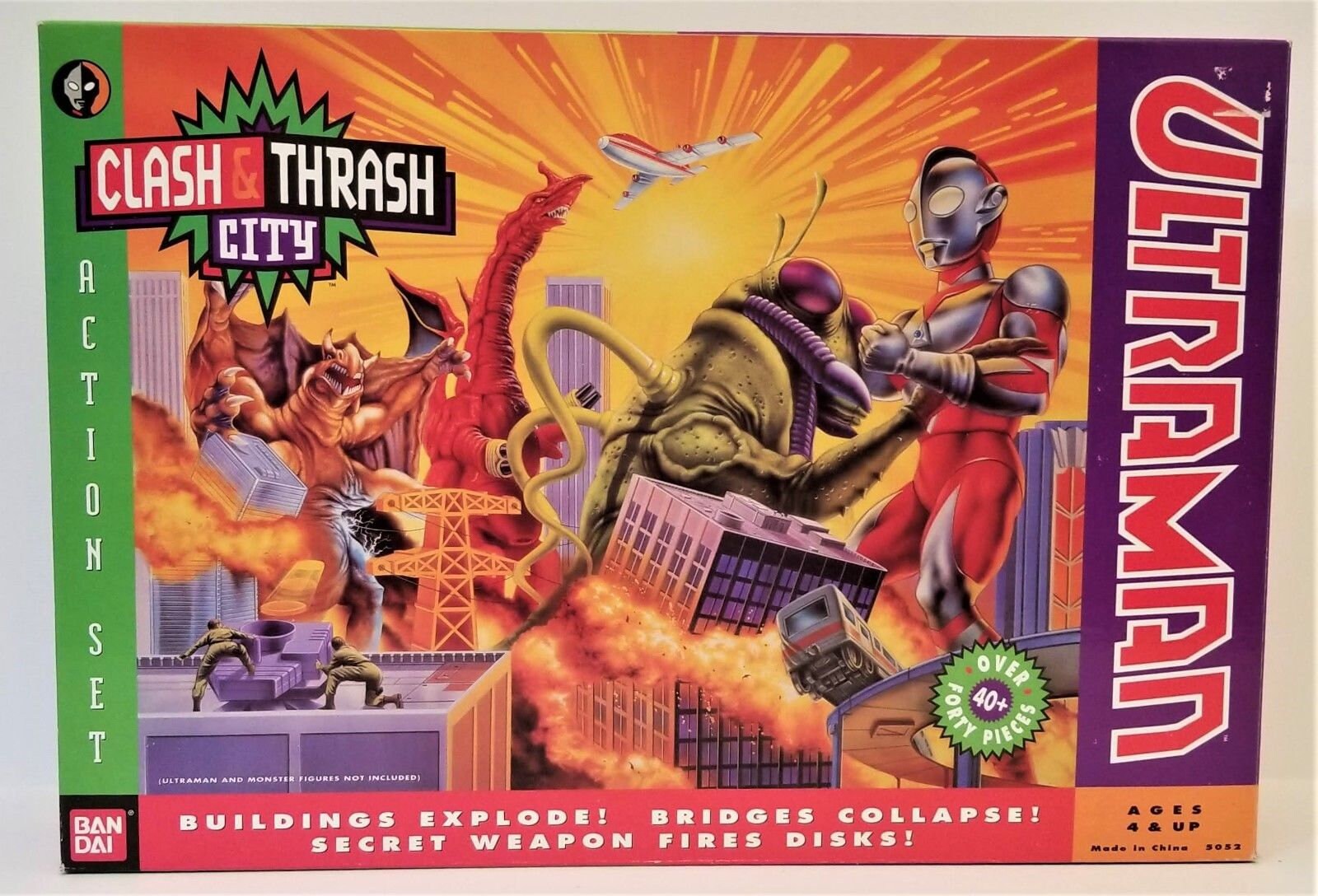 ULTRAMAN Clash & Thrash City Action Set 1991 Dreamworks