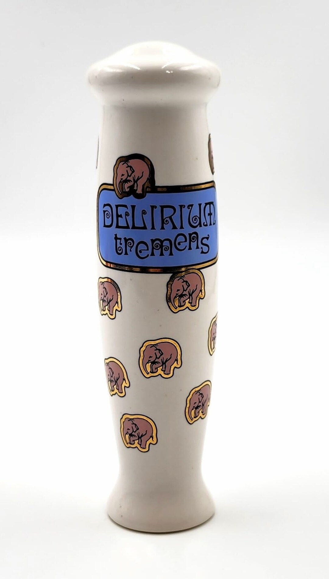 Delirium Tremens Pink Elephant Ceramic Beer Tap Handle Belgium Etsy