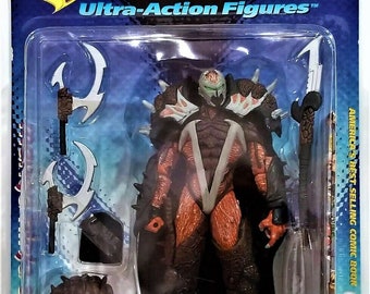 1997 Mcfarlane Manga Ninja Spawn Ultra Action Figure Spinning