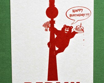 Sketchy Print Co - 'Happy Cake Day' Geburtstagskarte – Süße Kuchen-Karte Für Freundin, Schwester & Alle Kuchenliebhaber