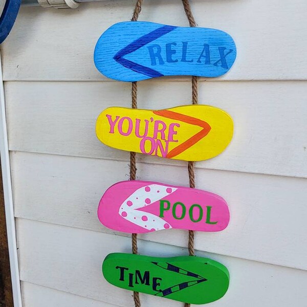 Funny Pool Signs Etsy