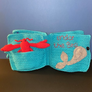 Crochet Under the Sea Activity Book Pattern – Amigurumi Sensory Book ...