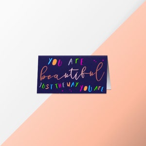 Kinder positive Affirmation Karte, positive Note Karte, Mini-Karte, Mittagessen Karten, Mini-Grußkarte, Lunch Box Note, zurück zur Schule