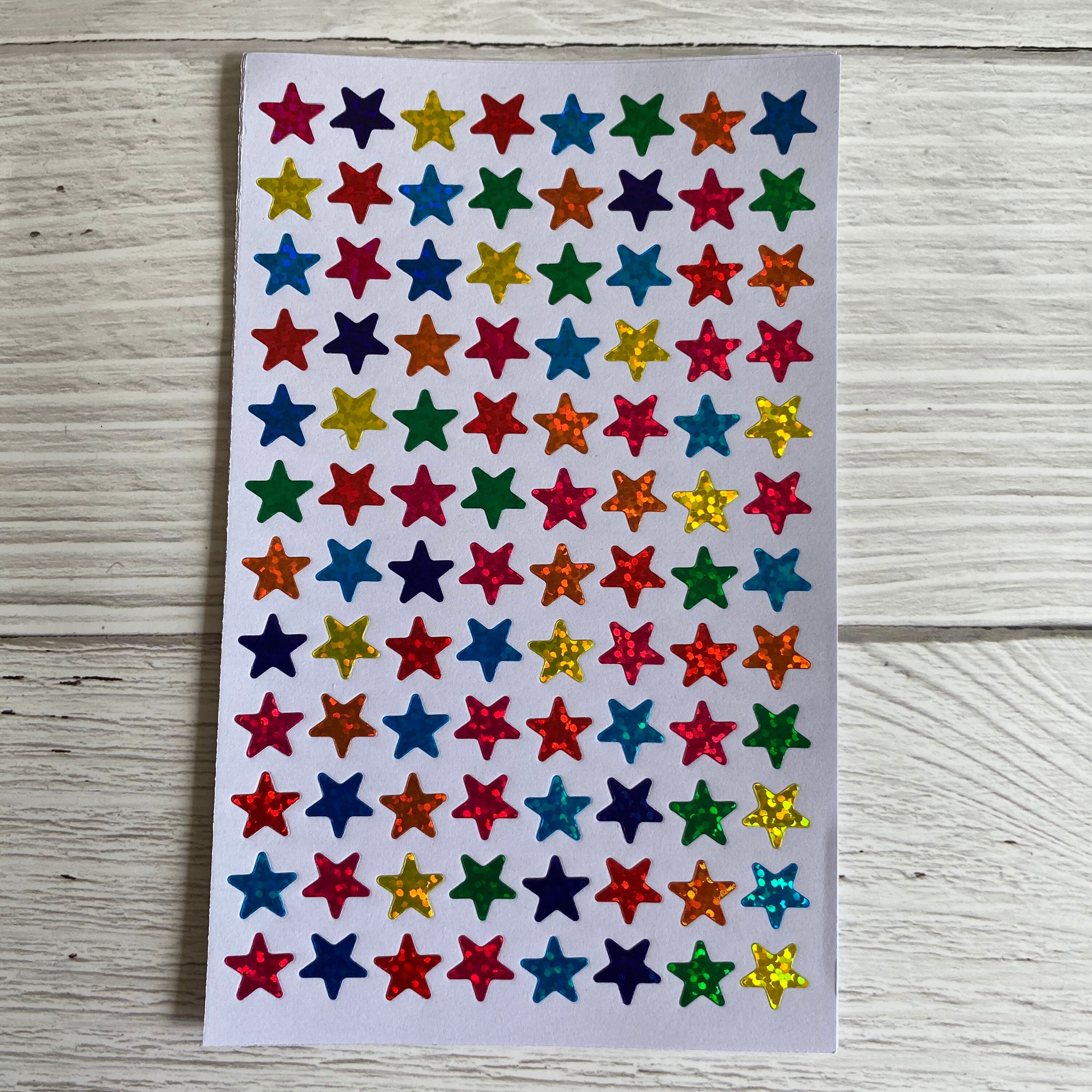 5 sheets star stickers for reward charts etsy