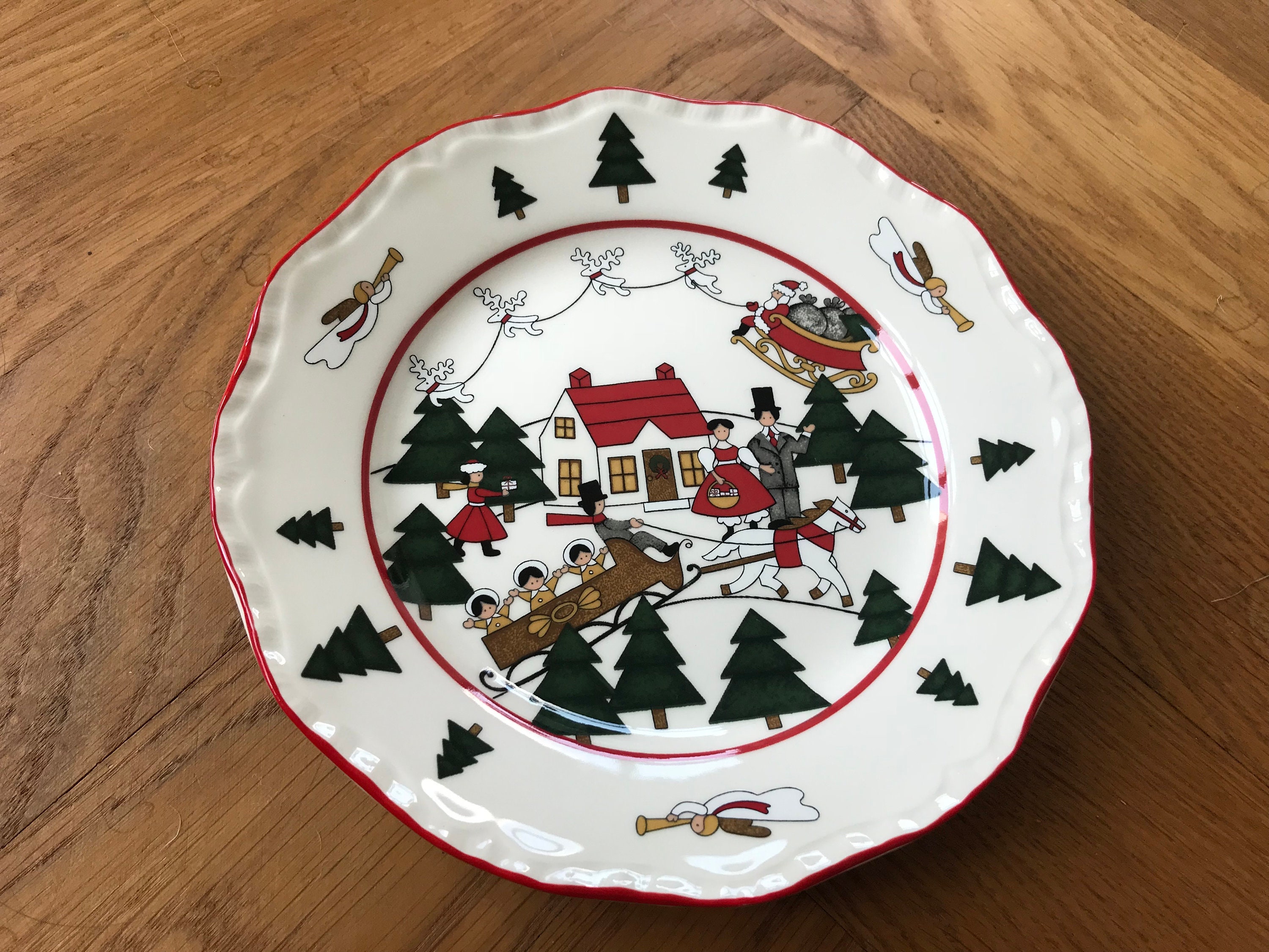 メイソンズ　クリスマスプレート　イギリス製　廃盤希少品 Masons england plate - Etsy 日本