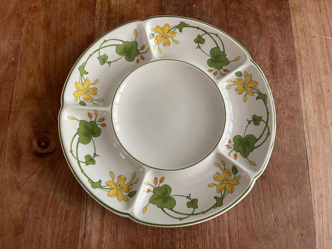 A Gorgeous Villeroy & Boch Old Geranium Serving Bowl/party Bowl