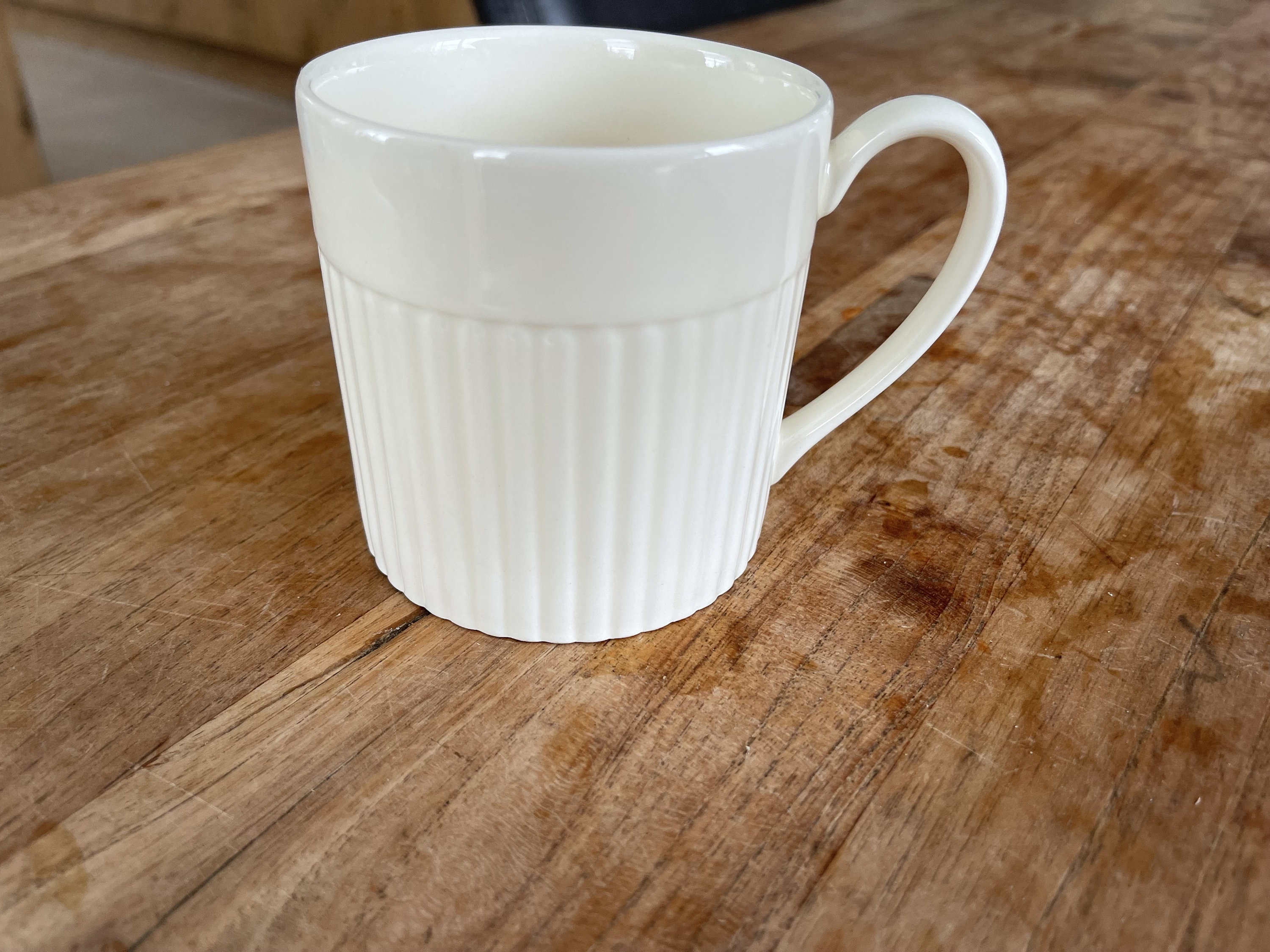 A Gorgeous Elegant Wedgwood Queen's Ware-Edme- Container Mok/Beker