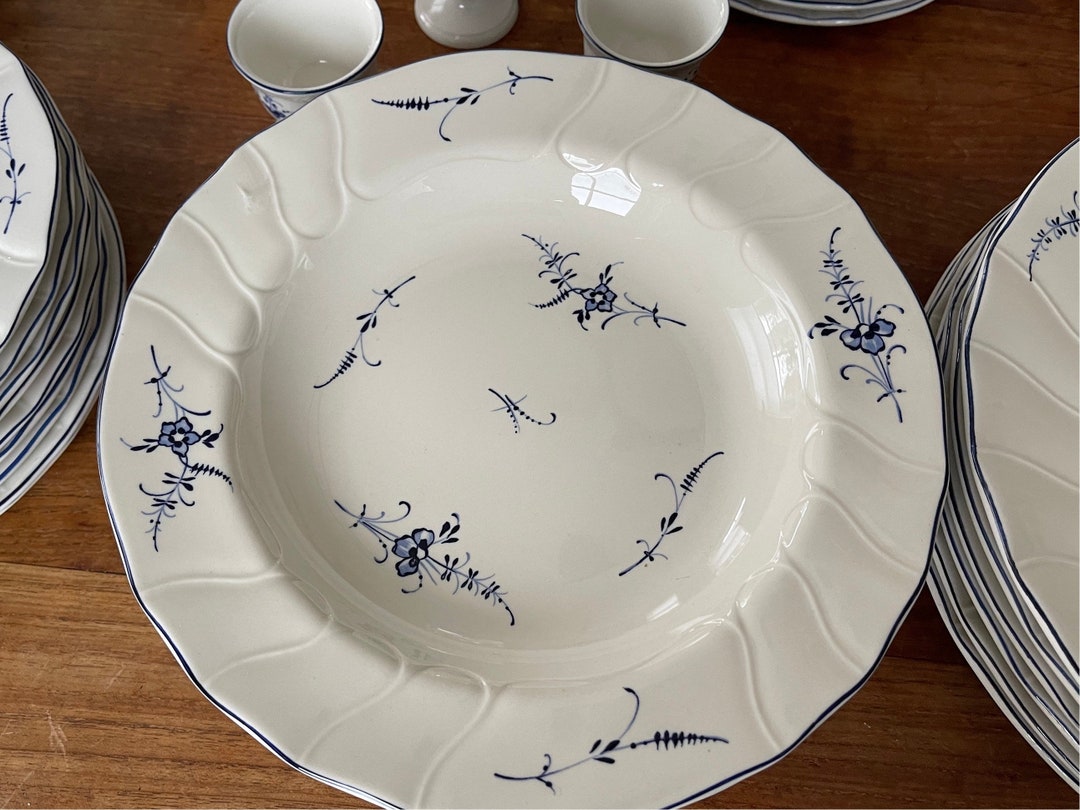 Villeroy Et Boch Coupelle Vieux Luxembourg Villeroy & Boch - Porcelaine Bleu (29,5x18cm) Villeroy And Boch Old Luxembourg