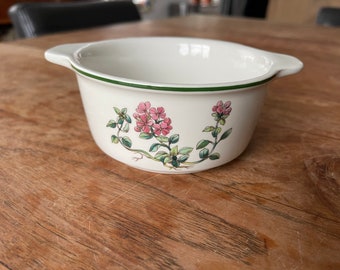 A Vintage Wedgwood England Florabunda Ontbijtkom/Soepkom-Soup/Cereal/Dessert Bowl