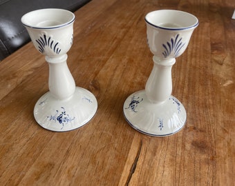 2er-Set – Villeroy & Boch Old Vieux Luxembourg Kerzenständer – Kerzenhalter – Ein Paar