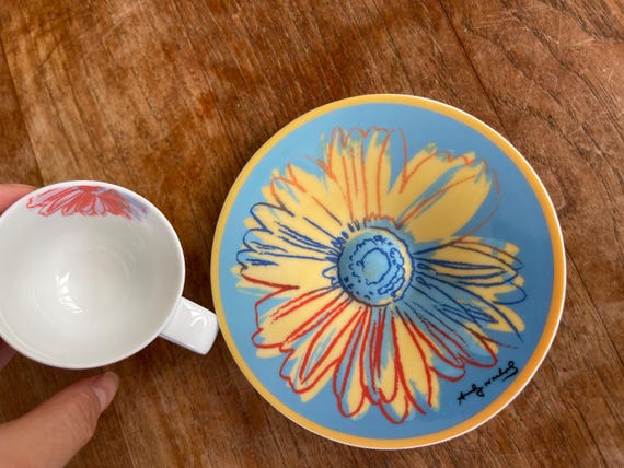 A Gorgeous Rosenthal Studio Line-andy Warhol-daisies-espresso Cup