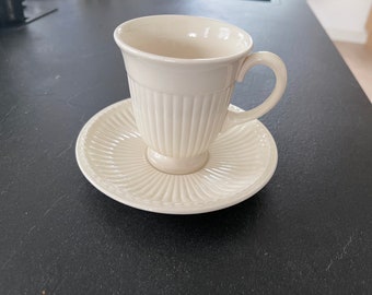 A Vintage Wedgwood Edme- early moning koffiekop met schotel-tall teacup/coffeecup and saucer set- 0,12L