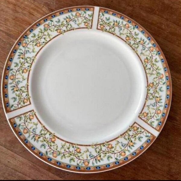 A Gorgeous Johnson Brothers Bros- Lemon Tree-Creative Tableware Pastry Dish-Bottom/Chop Plate/Cake Serving Dish-31cm-made in England- Rare