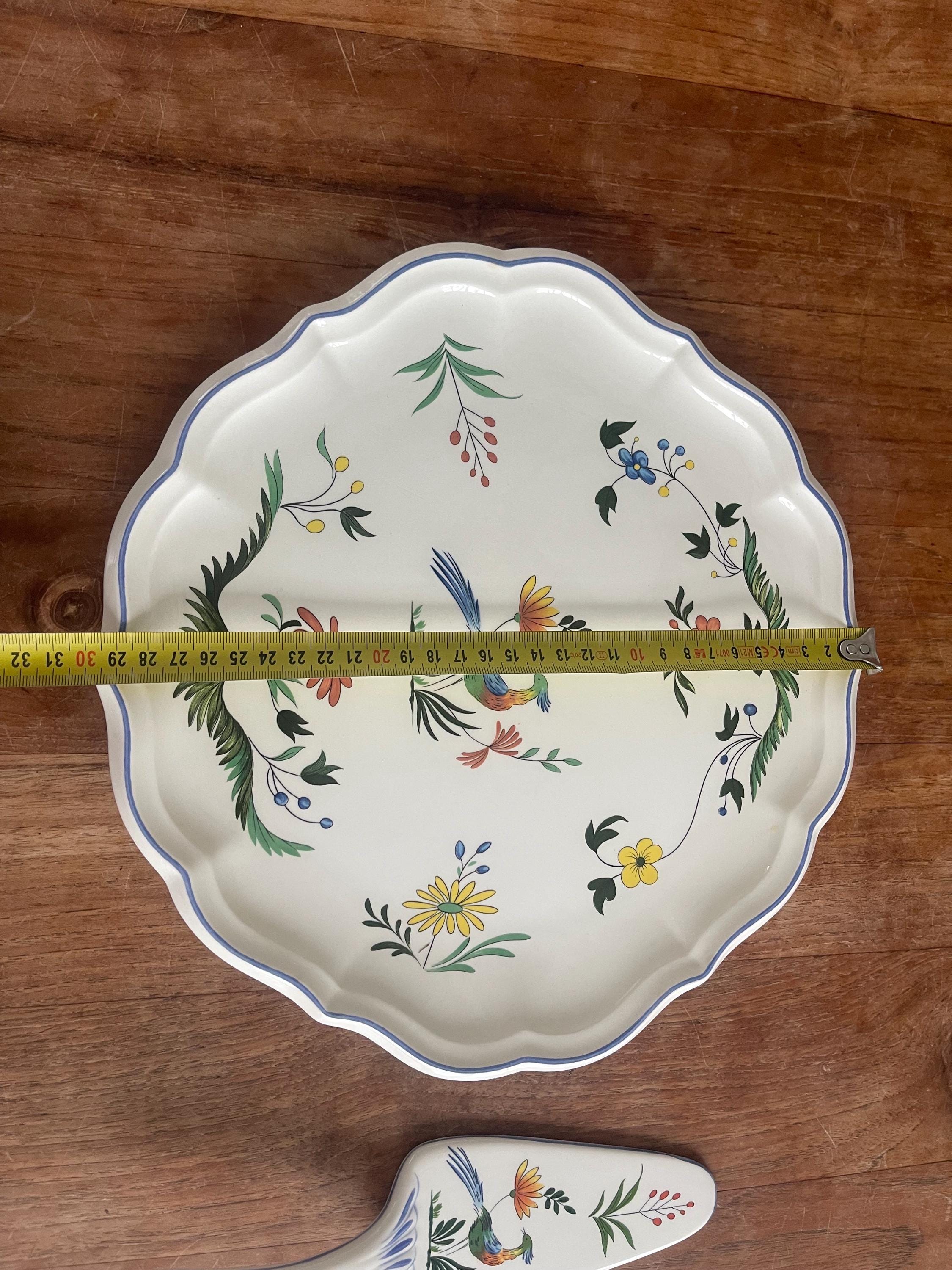 A Gorgeous Gien France-oiseaux De Paradis Pastry/cake