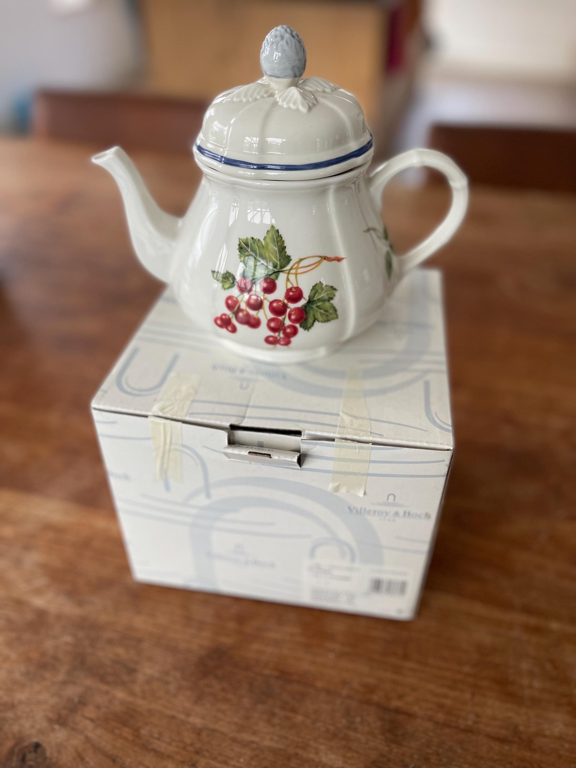 Plat De Service Villeroy & Boch Cottage Avec Couvercle - Porcelaine Multicolore - Rare