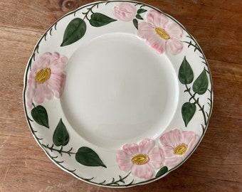 Une belle assiette à dîner Villeroy et Boch Allemagne Wild Rose Handmalerei - Assiette à dîner - 26 cm - Rare !