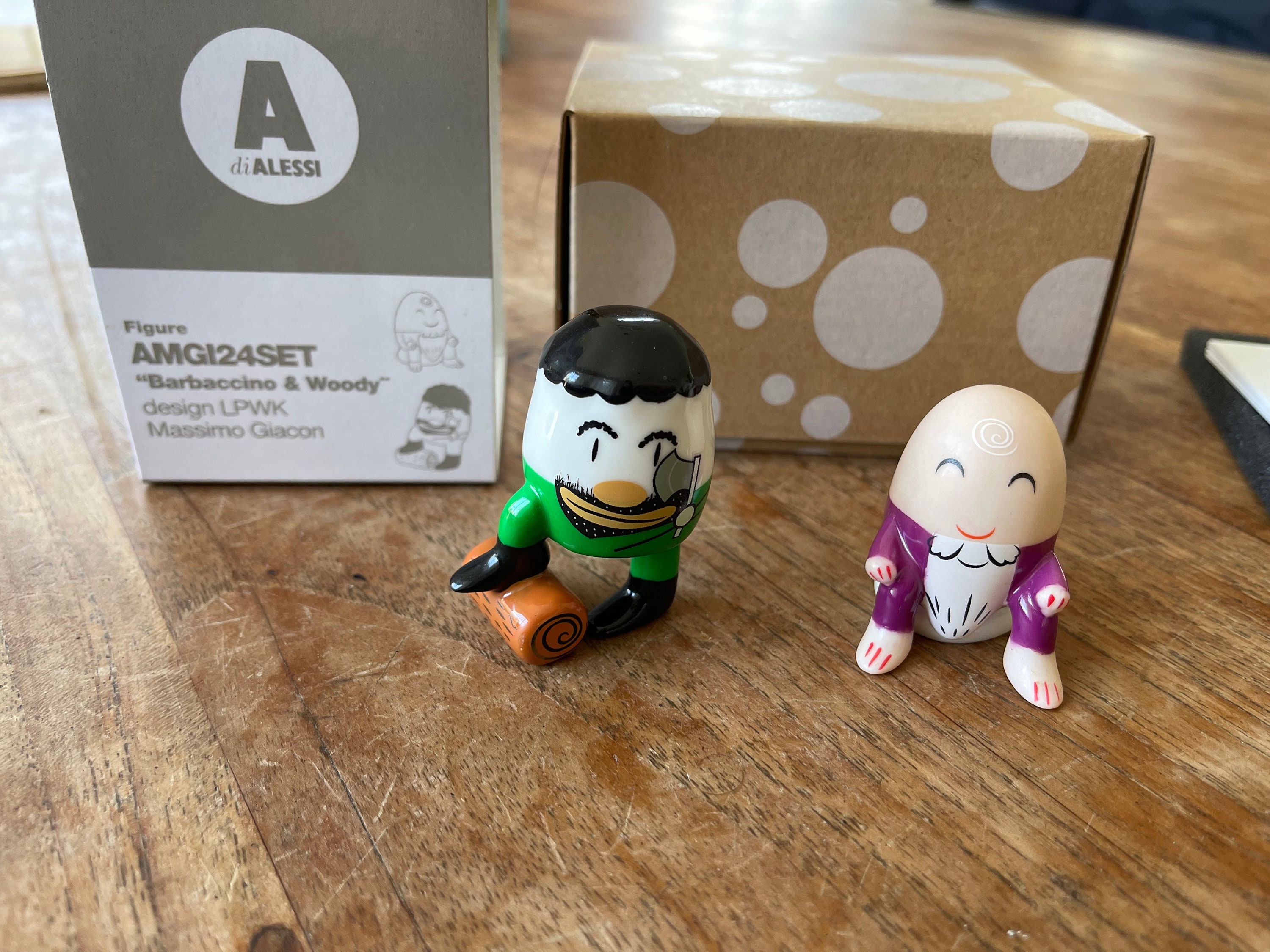 Alessi Christmas Figures- Barbaccino & Woody- Amgi24set- by LPWK