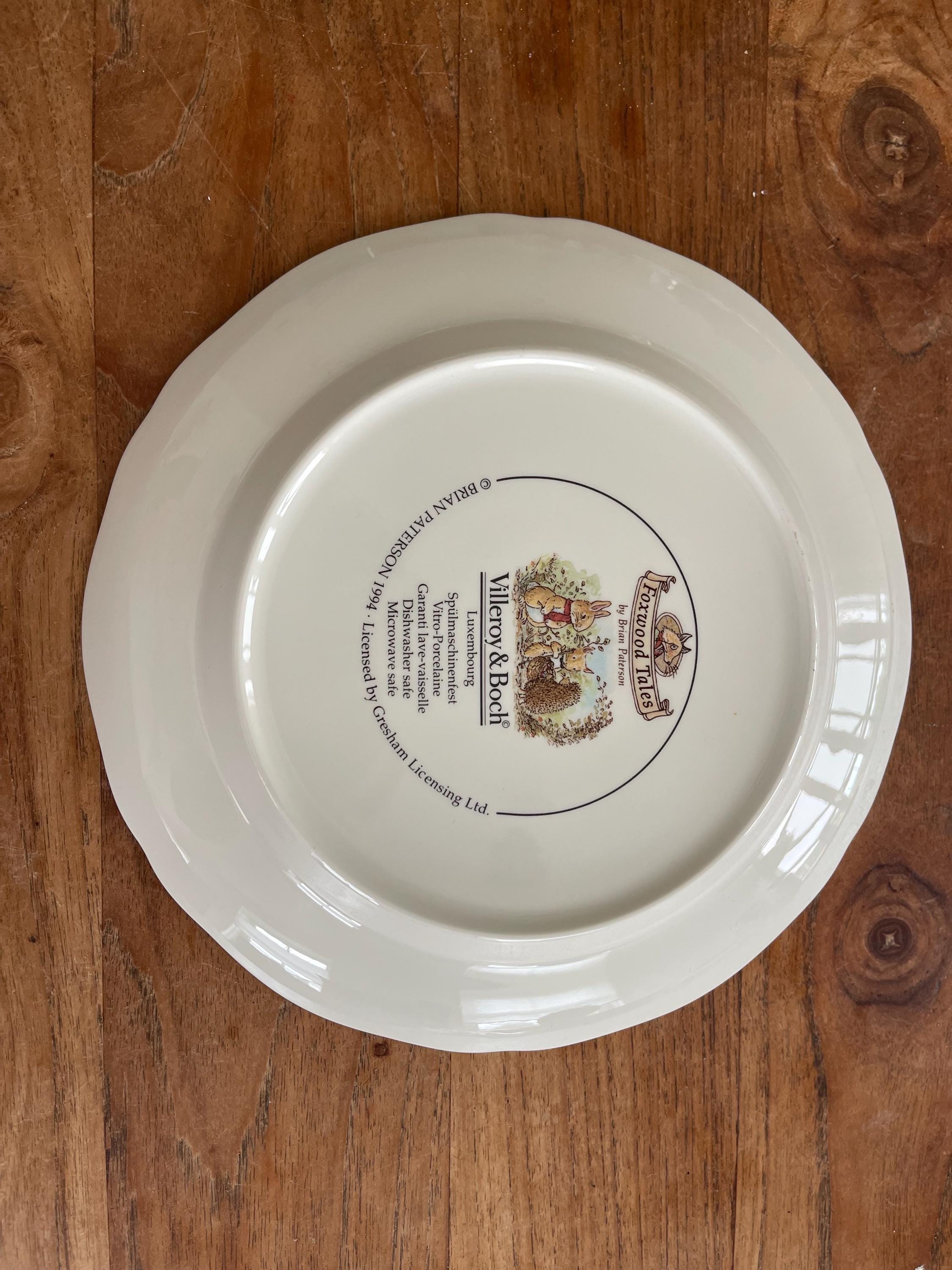 希少Villeroy&Boch× Foxwood Tales プレート Villeroy and Boch Foxwood Tales - Etsy