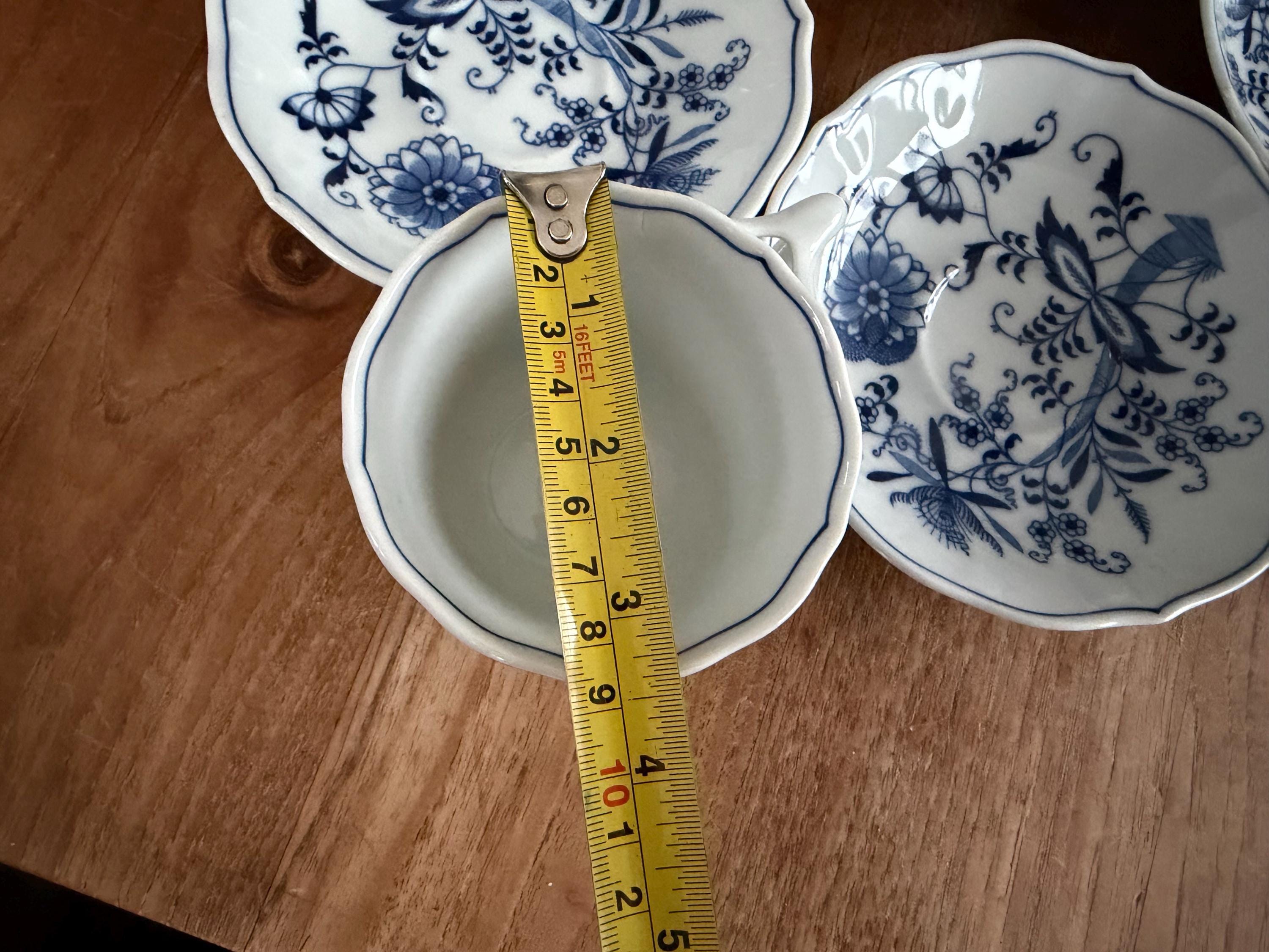 Set of 4 Gorgeous Vintage Blue Danube Blue Onion Teacup/coffee Cup With ...