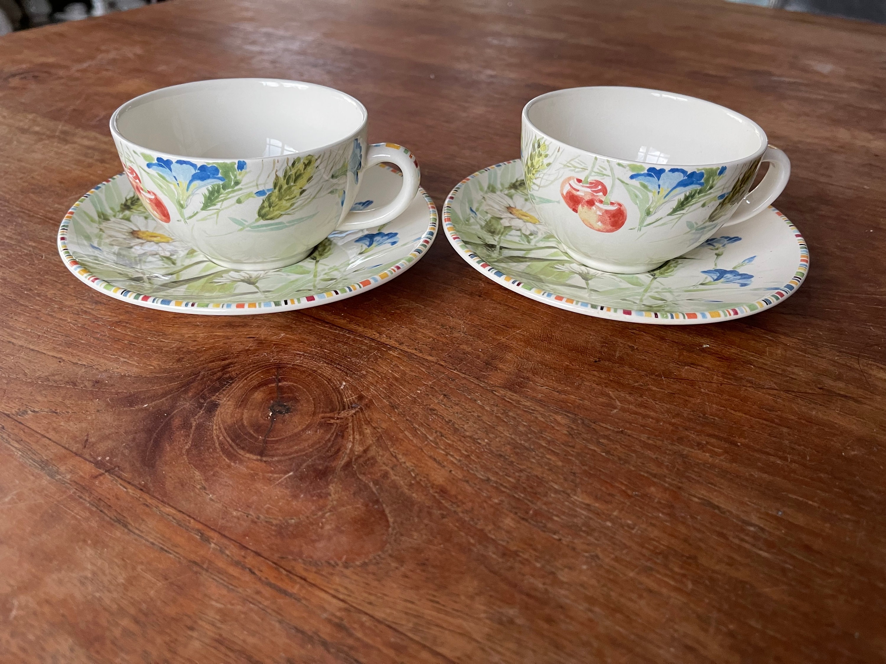 美品 Gien ジアン プレート (L) 27.5cm アリス 箱付き GIEN フランス アンティーク プレート 欠けあり Gien Compote &frasl; ジアン