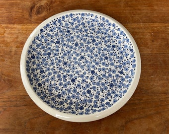 Un Wedgwood Enoch Tunstall Ltd vintage- Camille-Blue-Plato de desayuno-Plato de desayuno/ensalada-20cm- ¡Muy raro!