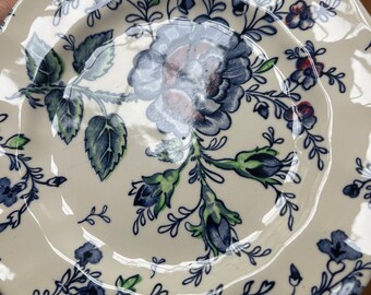 食器 Johnson Bros Rose Chintz blue Johnson Brothers Rose Chintz Blue Pattern Dinner Plate 9.75