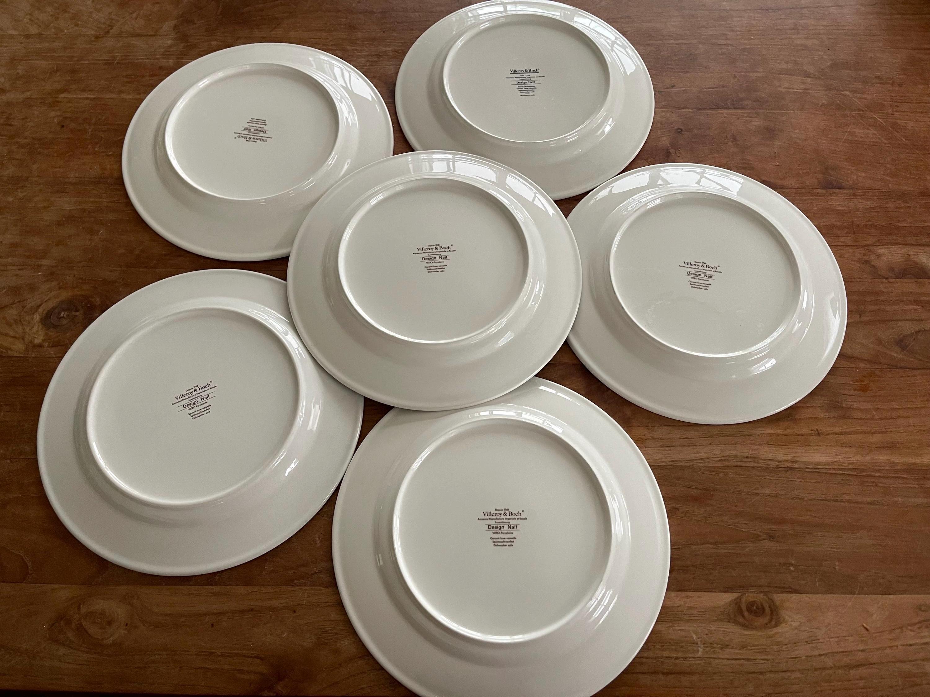 villeroy&boch 廃盤皿セット Set of 6 - Villeroy & Boch Country Collection - Design Naif