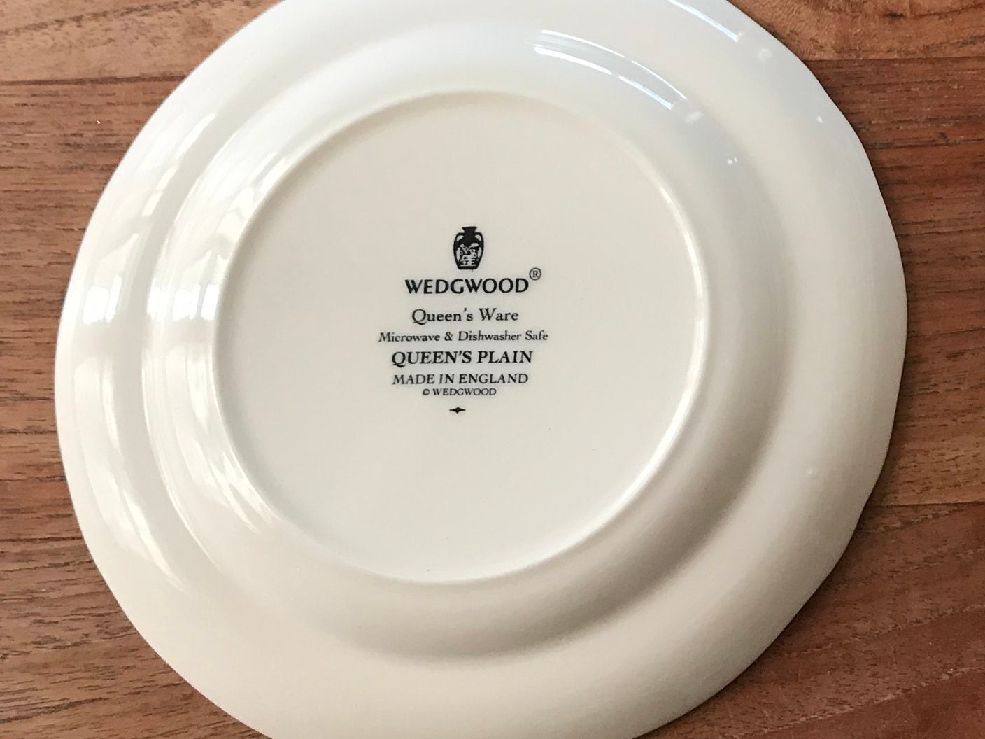 ウエッジウッド　クイーンズプレイン　ディナープレート　26cm ウエッジウッド クイーンズプレイン ディナープレート26cm✖️4