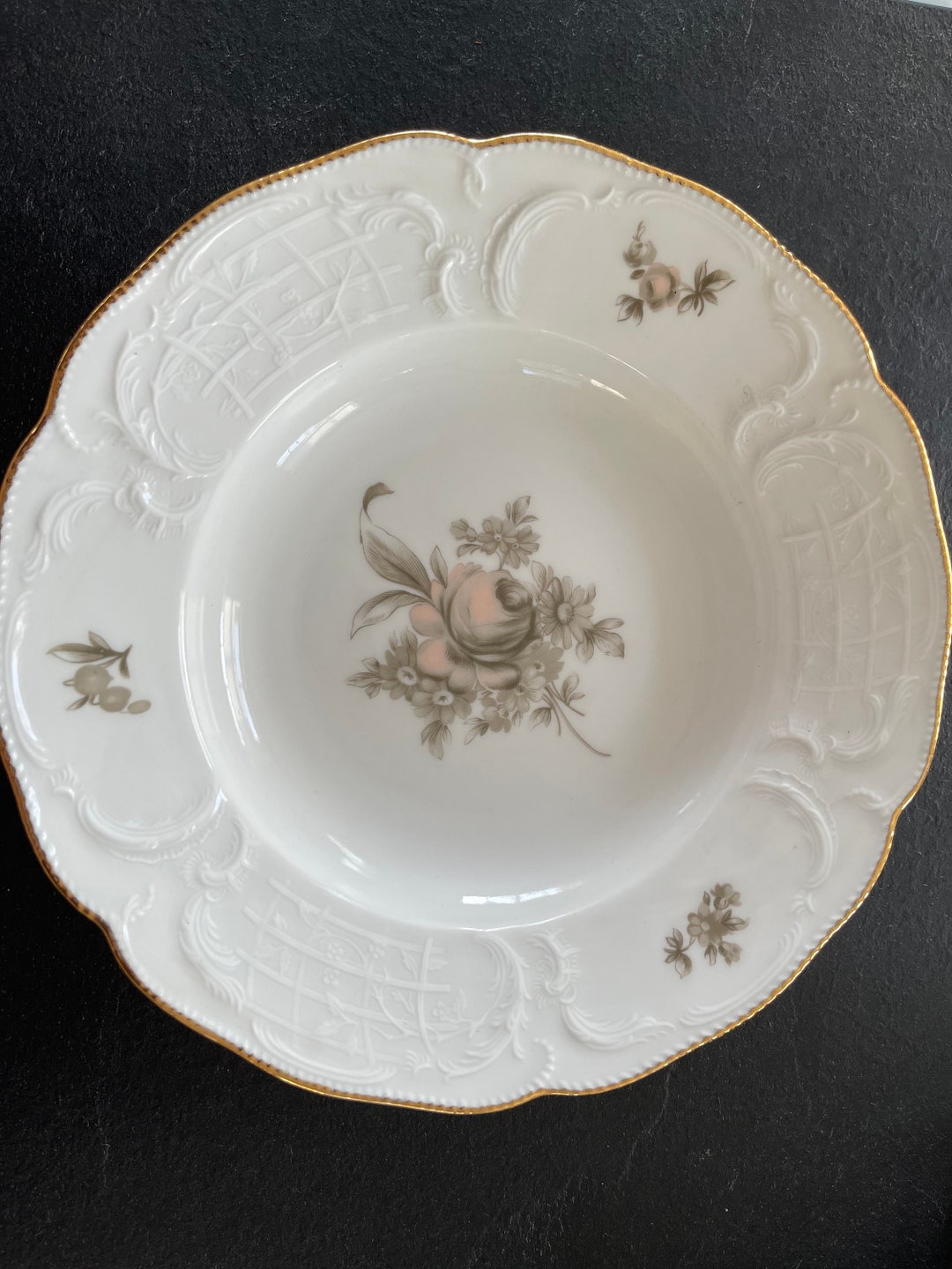 Secret Garden Plates 8.7" 22cm Set Of 4 Fine Bone China Deep - View #2