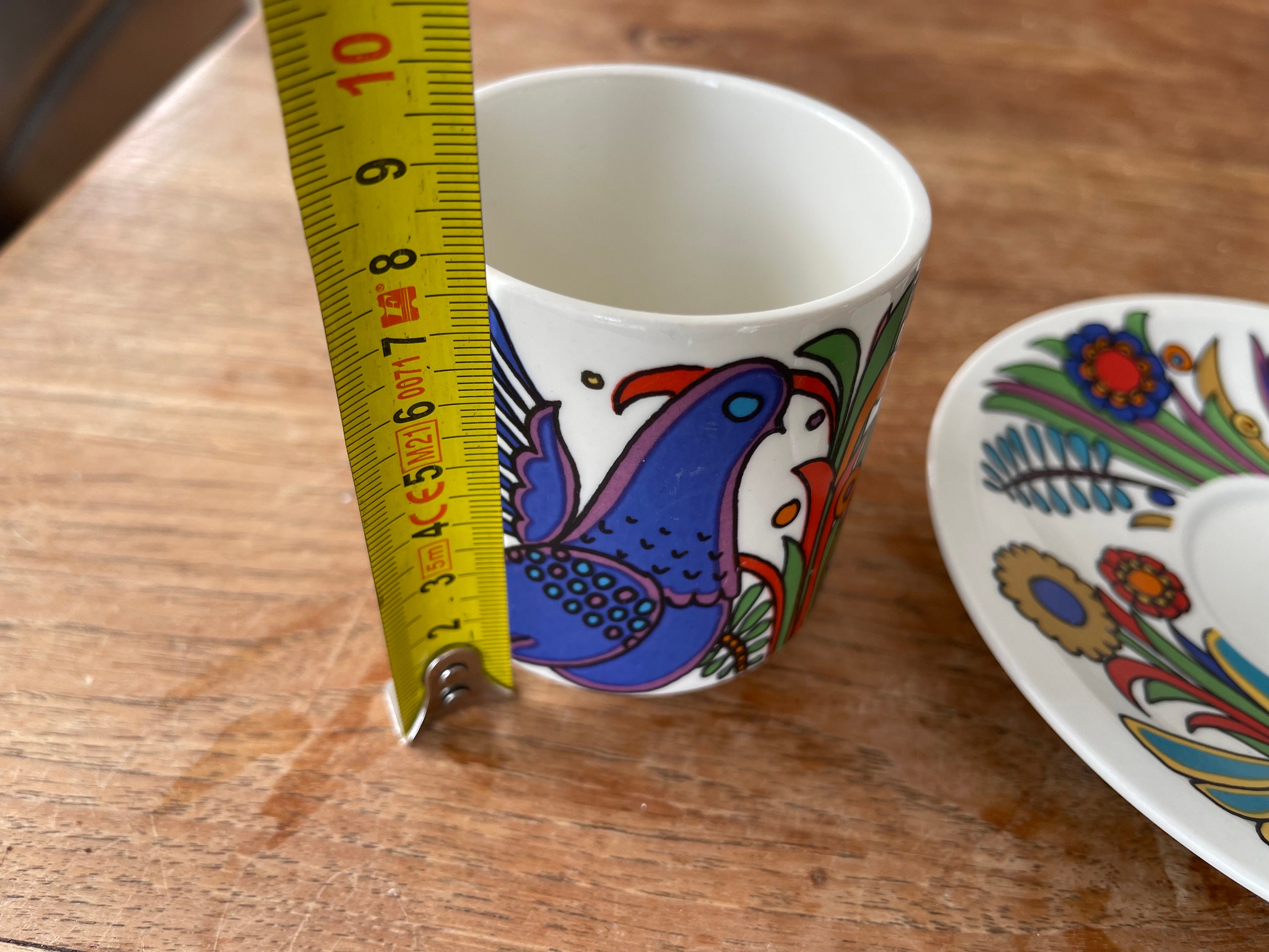 ゴージャスなヴィンテージ Villeroy & Boch アカプルコ ハイカップ