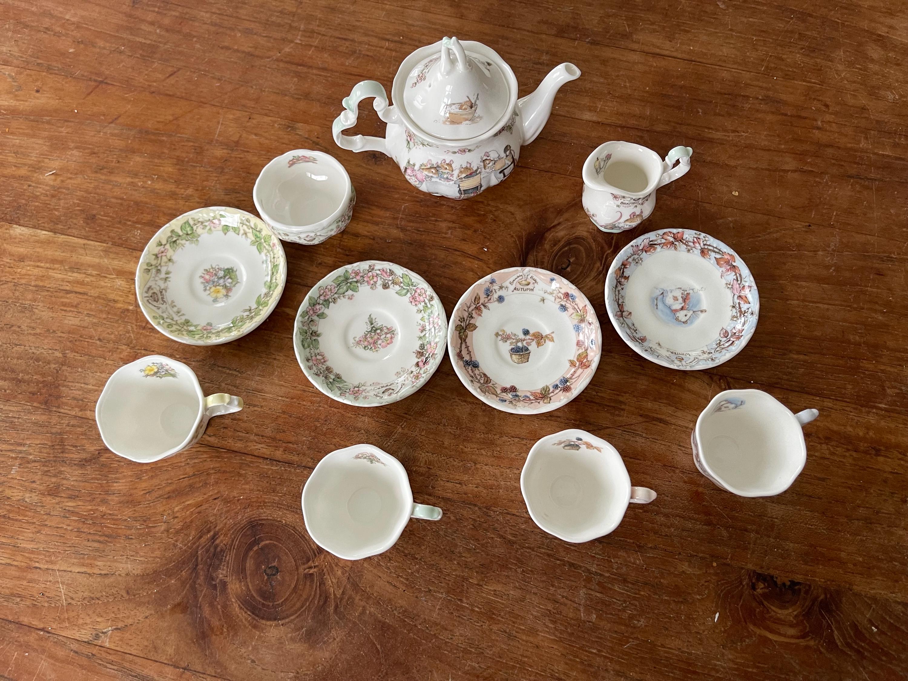 A Gorgeous Royal Doulton Brambly Hedge-jill Bar Clamp- Miniature