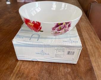 Villeroy & Boch Flora Home and Garden Poppy Salad Plate Fine China