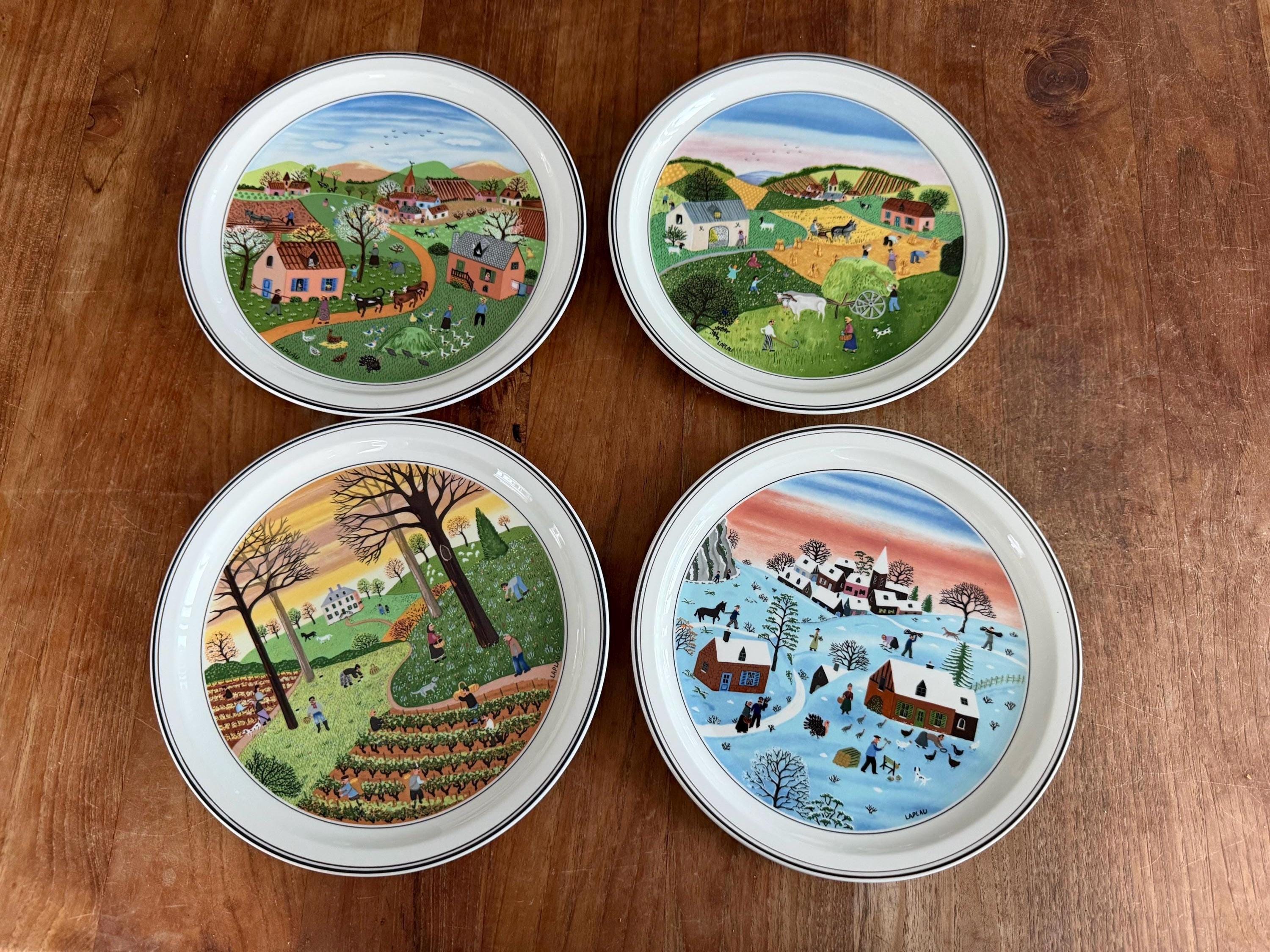 Villeroy and Boch Four Seasons Plates - Etsy