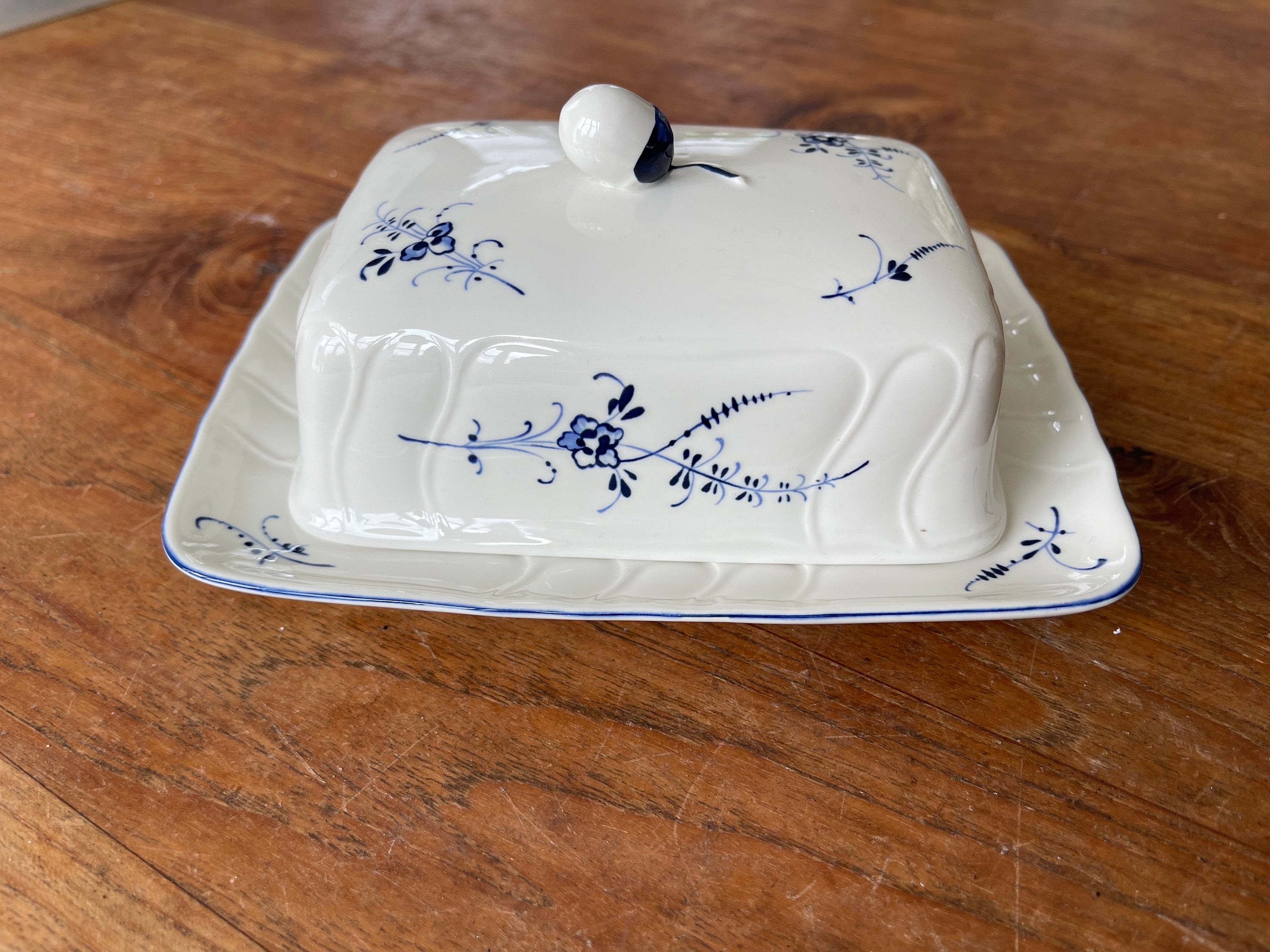 Villeroy&Boch オールドルクセンブルク バターケース 蓋付き A Gorgeous Villeroy & Boch Alt Luxemburg Vieux Luxembourg